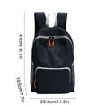 thumbnail image 3 of AYktou Foldable Portable Backpack, Large Capacity Lightweight Packable Backpack Outdoor Hiking Camping Travel Bags Multiple Pockets Sports Waterproof Day Pack for Man Woman Travel Gym, Black, 3 of 6