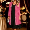 thumbnail image 2 of Cekizud Womens Cardigan Long Sleeve Chiffon Open Front Rhinestone Trim Party Outerwear Tops, S-3XL, 2 of 7