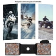 thumbnail image 6 of Uorisanigo ATV Tank Bag ATV Saddle Bags Motorcycle Saddlebag Hunting Camo Forest Motorcycles Front Fuel Tank Bag for ATVs Dirt Bike Snowmobile with Water/Drink Pocket, 6 of 7