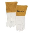 thumbnail image 1 of 120-Tig Capeskin Welding Gloves, X-Large, White/Tan, 4 In Gauntlet, Unlined | Bundle of 2 Pairs, 1 of 1