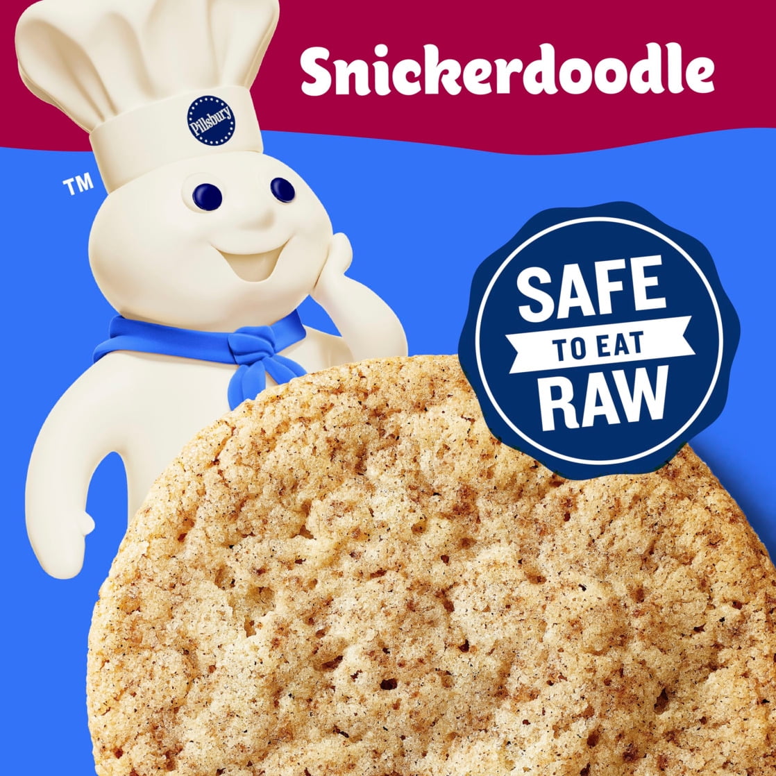 Pillsbury Ready to Bake! Snickerdoodle Cookie Dough, 12 Big Cookies, 14 oz