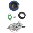 thumbnail image 1 of Carburetor Carby + Blue Air Filter + Stack For 2 Stroke 47Cc 49Cc Engine Parts Mini Kids Atv Dirt P, 1 of 5