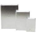 thumbnail image 5 of CosmoLiving by Cosmopolitan Faux Book Silver Faux Leather Decorative Box with Metallic Finish, 3 Count, 5 of 8