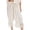 White, variant on Long Bloomer Pants for Women Mid Rise Soft Pajama Pants Lace Lounge Pettipants Ruffle Cute Pj Bottoms Boho Beach Clothes,S,Black