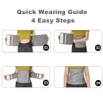 thumbnail image 4 of Sunveno Postpartum Support Recovery Belly Wrap Waist Postpartum Support Belts, Gray, S/M, 4 of 10