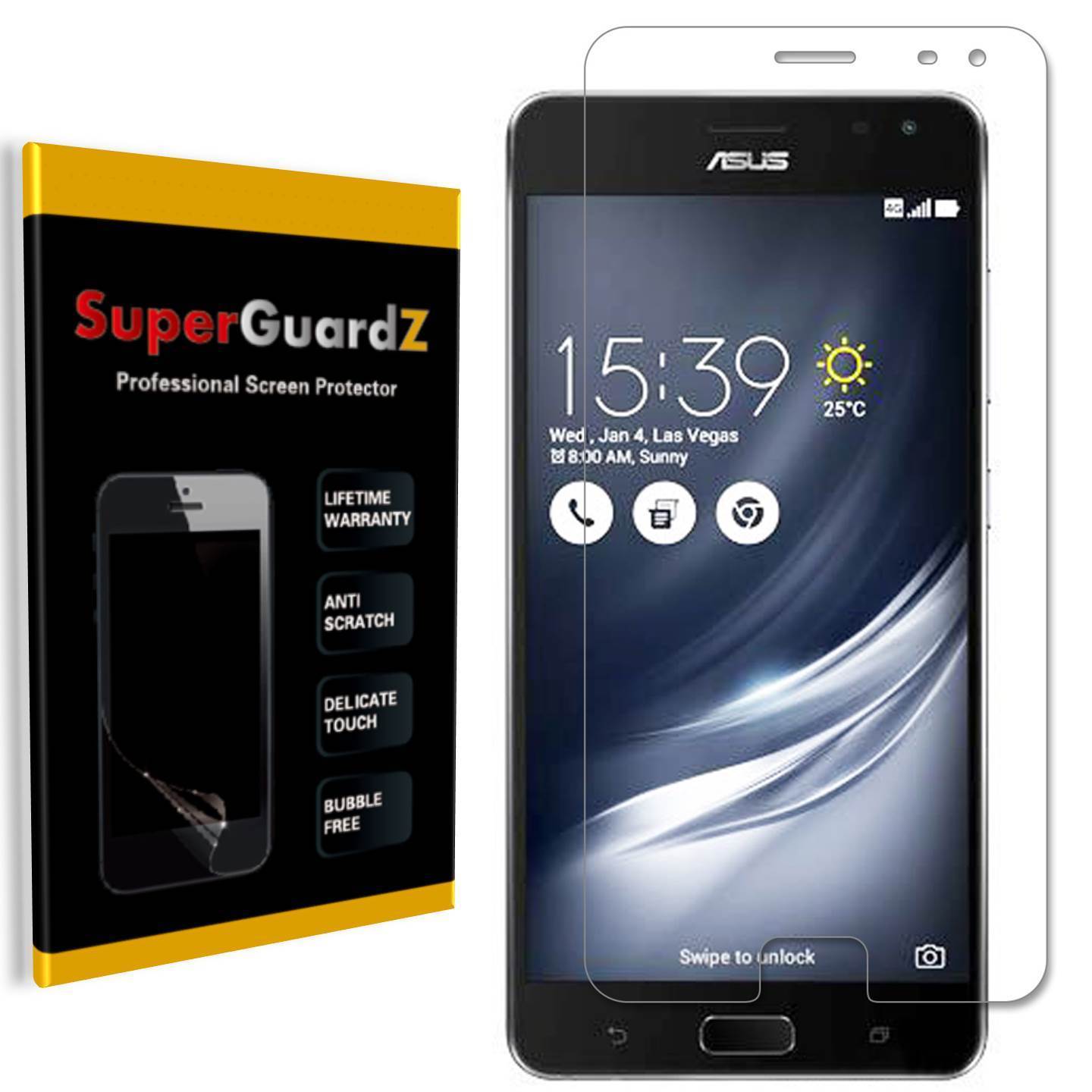 [8-Pack] For ASUS Zenfone AR - SuperGuardZ Ultra Clear Screen Protector, Anti-Scratch, Anti-Bubble