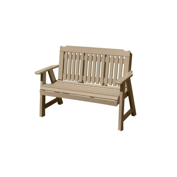 Outdoor Furniture Poly Lumber Patio Porch Logan 5 Ft Bench Amish Handcrafted Heavy Duty Weatherwood Made In Usa Com Outdoor Furniture Poly Lumber Patio, Outdoor Furniture Made In Usa