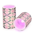 thumbnail image 7 of Yayeee Flameless Candles with Remote Flickering Battery Operated Multi Color Changing, Pink Symmetrical Stars, 7 of 7