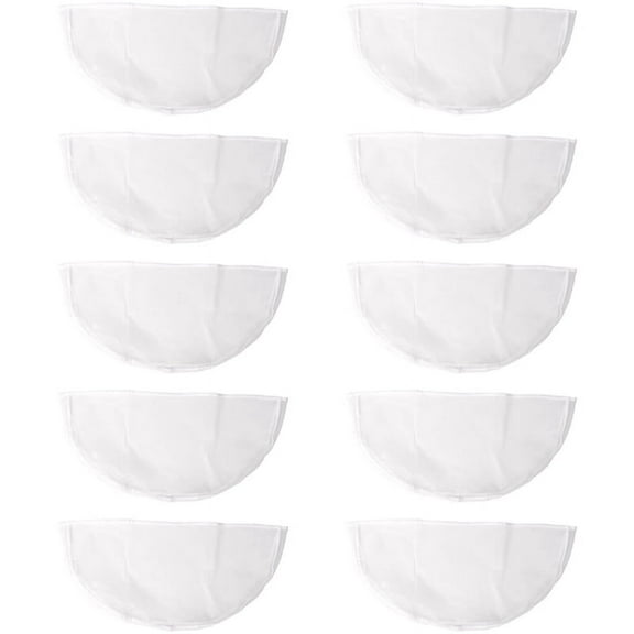 , Transparent Dust Protection,10 Pcs White Shoulder Cover, Collar, Suit Covers