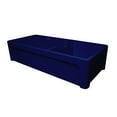 thumbnail image 2 of Whitehaus WHQDB5542-BLUE Glencove 42" Undermount Double Basin Fireclay Kitchen Sink - Blue, 2 of 3