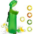 thumbnail image 1 of Air Water Bottle With 5 Flavor Pods, 750ml Sports Air Water Bottle With Straw, Leak Proof Drinking Bottles Fruit Fragrance Water Cup For Outdoor Gym (, 1 of 5