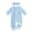 BU1, variant on Newborn Baby Romper Infant Girl One-piece Outfit Waffle Ruffle Zip Footie Duck Pattern Spring Summer Clothes With Bow Headband BU1|12-18 Months