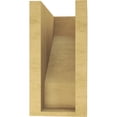 thumbnail image 4 of 5"W x 10"D x 10"H Classic Clemmons Rough Cedar Woodgrain TimberThane Corbel, Primed Tan, 4 of 6