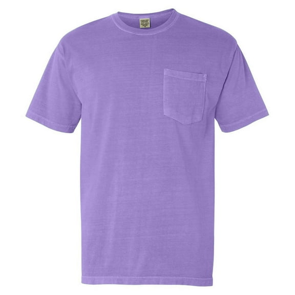 Comfort Colors Adult Ring-Spun Pocket Tee , 6030CC , Violet , Large