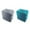 Light Gray Light Blue, variant on lionlar 2Pcs Inflatable 3 Layers Foot Stool Foot Rest Pillow Light Blue Deep Gray