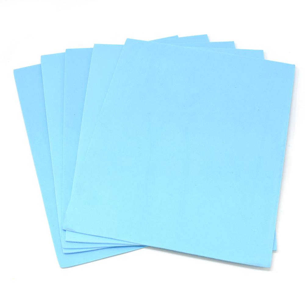 Plain EVA Foam Sheets, 9Inch x 12Inch, 5Piece, Light Blue Walmart