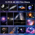 thumbnail image 2 of Starry sky projector, 4K high definition planetarium projector, 360° rotating galaxy projector, timer and dynamic meteor effect., 2 of 5