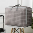 thumbnail image 1 of Xihbxyly Bolsa de Almacenamiento Extragrande, Tela Oxford Impermeable, Cremalleras Resistentes, Asas Reforzadas, Organizador Compacto, Ropa de Cama, Edredones, Ropa, Uso Doméstico, Tamaño 70 X 50 X 3, 1 of 7