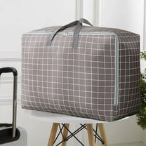 ASXITE Duffel Bags for Traveling,Extra Large Storage Bag Luggage Bag Water Proof Thickened Moving Bag Folding Organizer Bag with Strong Handles Zippers for Bedding Comforters Blanket Clothes