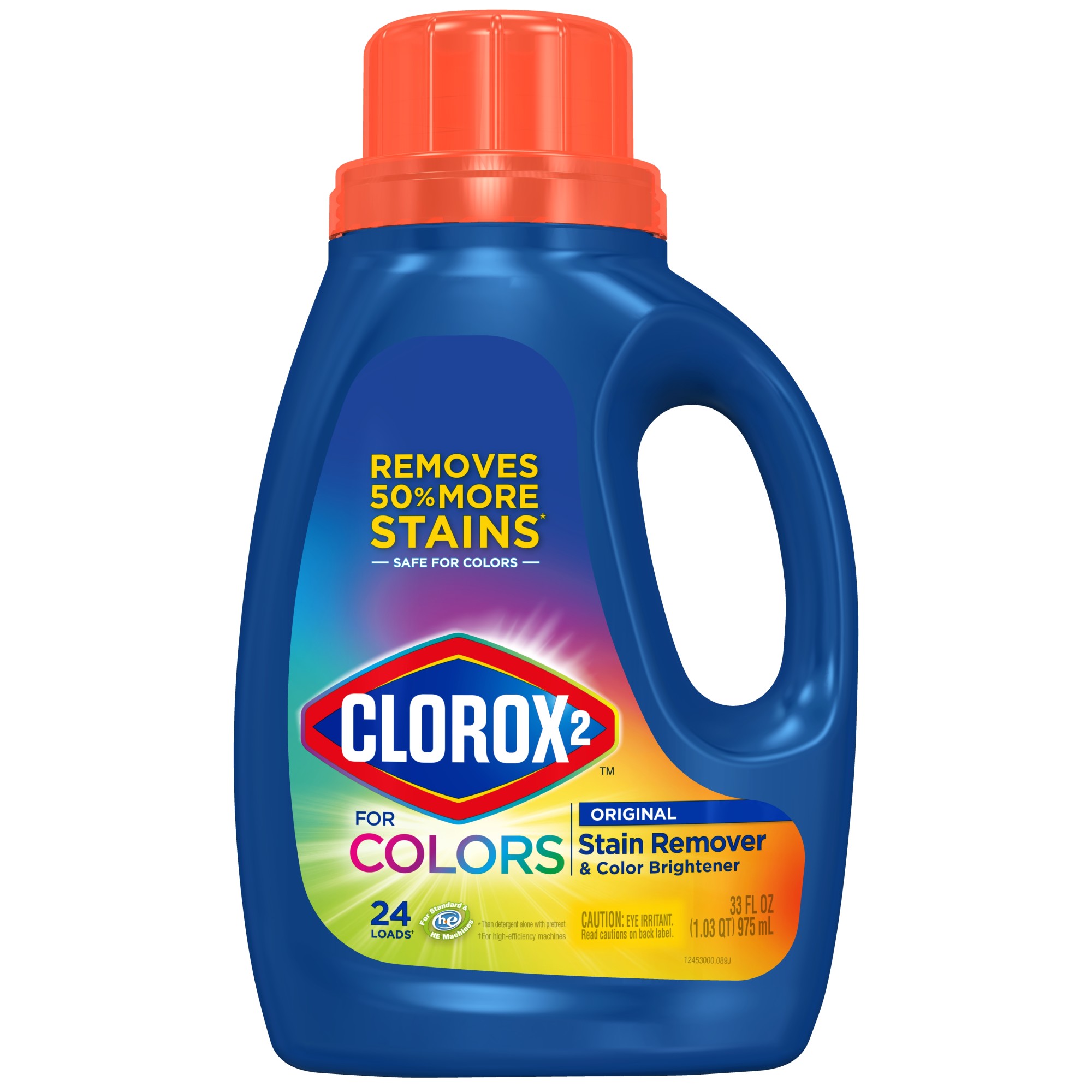 Clorox 2 For Colors Stain Remover And Color Brightener 33 Ounces