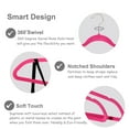 thumbnail image 6 of VECELO 50 Pack Velvet Clothes Hangers with 360 Rotating Hook, Slim Space Saving Suit Hangers, Rose, 6 of 9