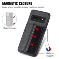 thumbnail image 4 of Case For FOXDOCK Samsung Galaxy S10 Plus Stand Function RFID Blocking Magnetic Card Holder Complete Camera Safety, 4 of 5