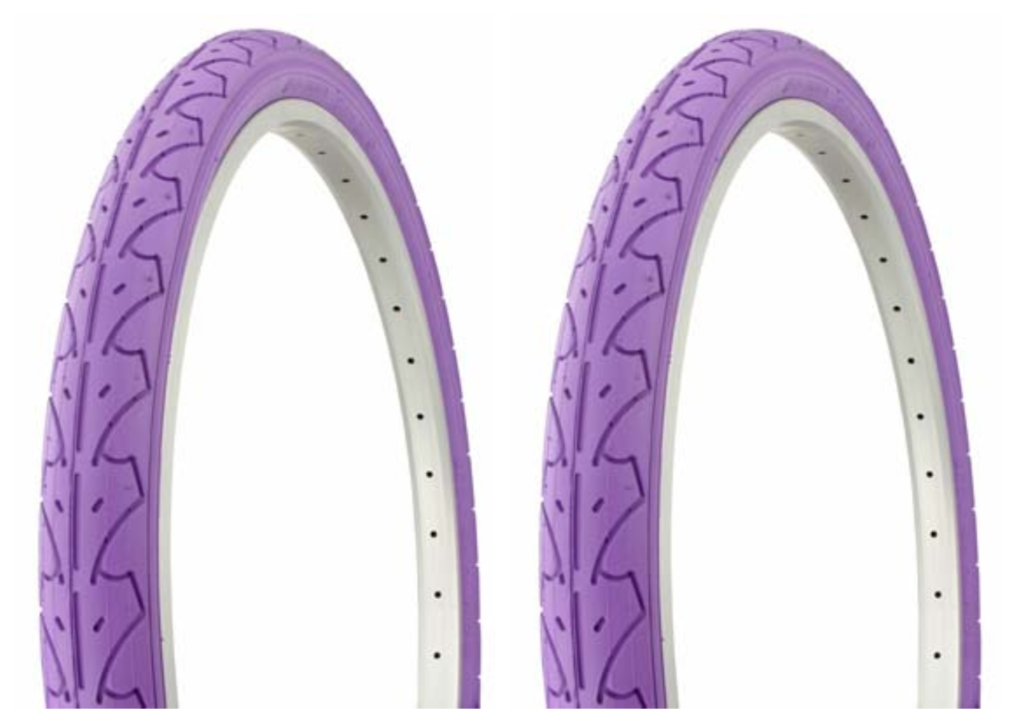2 Pneu 26/"X1.95/" Violet Duro Beach cruiser vélo pneu Lowrider chopper Tubes