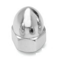 Drag Specialties DS-190325 Chrome Ware Acorn Nuts - 1/2in.-13