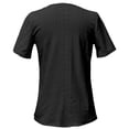 thumbnail image 6 of Adeawade Womens Tops Short Sleeve T Shirts Crewneck Solid Color Simple Style Tee Daily Wear Xl Black, 6 of 8