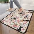 thumbnail image 4 of Chihuahua and Flower Florals Door Rugs,Washable Non Slip Door Mats Indoor,Decorative Door Mats,Entry Mat Indoor for Entrance,Bedroom,Kitchen,Bathroom,30"x17", 4 of 6