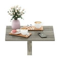thumbnail image 2 of Furinno Hermite Wall Mounting Folding Table, French Oak, 2 of 8