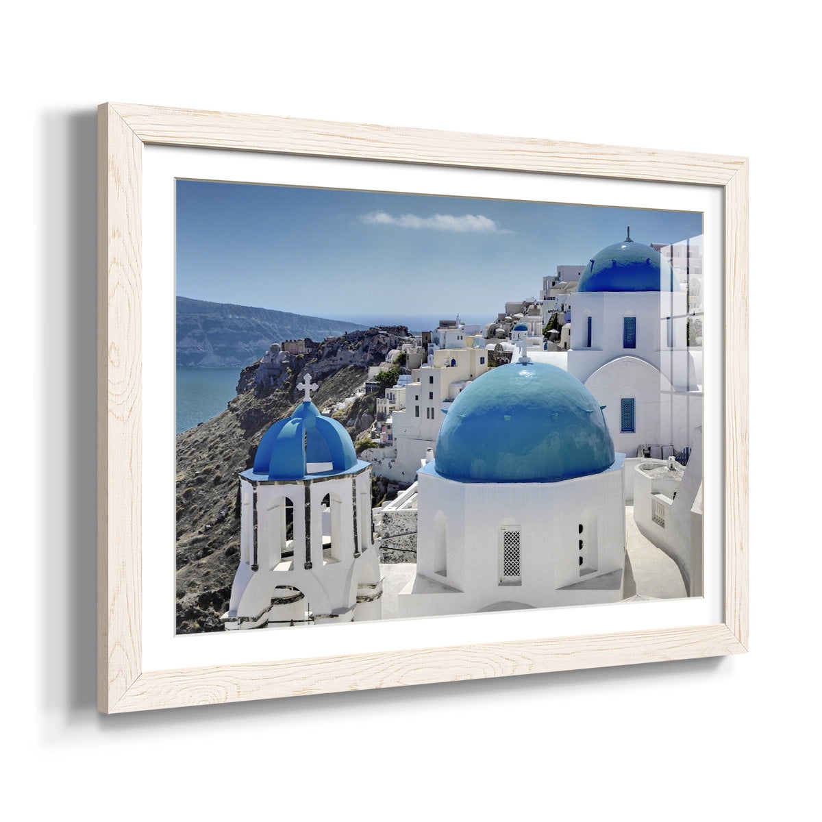 Santorini Saturday-Premium Framed Print - Ready to Hang