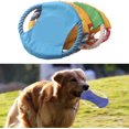 thumbnail image 2 of 3 Pack Pet Frisbees, Cotton Rope Frisbee, Colorful Non-Toxic Bite-Resistant Cotton Rope Frisbee for Training, Playing, Outdoor, Indoor (Random Color), 2 of 5