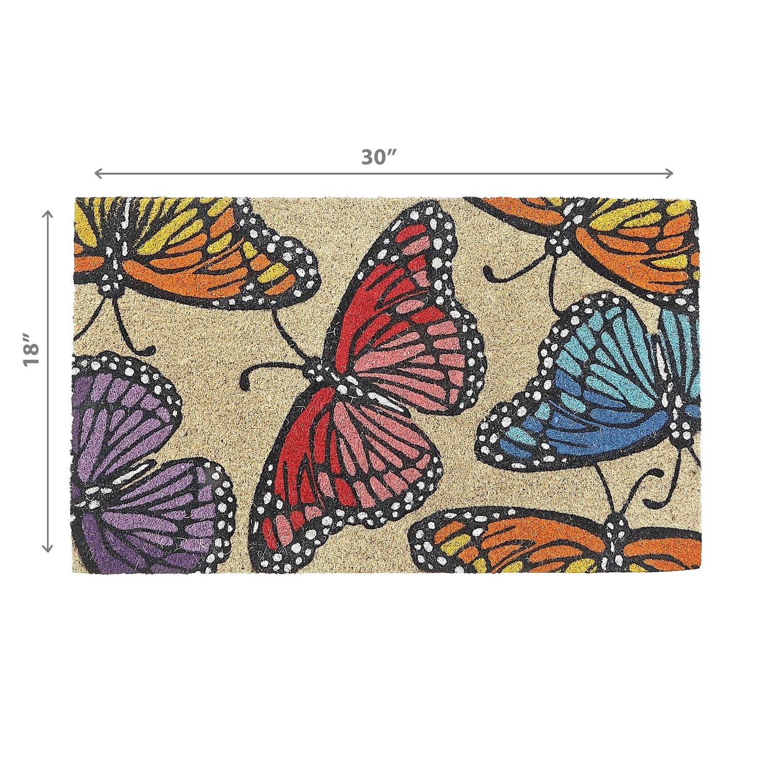 IH Casa Decor De Porte De Coco De Porte Arc-En-Ciel Papillons
