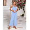 thumbnail image 3 of Yesfashion Women's Maternity Jumpsuit Pregnancy Casual Romper Strap Tank Top Baggy Pants, 3 of 8