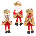 thumbnail image 1 of Adornos para árboles de Navidad, 3 piezas/juego, adornos para árboles de Navidad, muñeco de nieve de Papá Noel, adornos colgantes, regalo para niños, 1 of 4