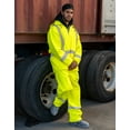 thumbnail image 2 of Forcefield Lightweight Fire Resistant (FR) Hi Vis Safety Rain Overalls, 2 of 7