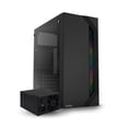 thumbnail image 1 of Gabinete ACTECK VIKEN GM434 ATX Media Torre Fuente 500W Cristal Templado Negro AC-935692, 1 of 6