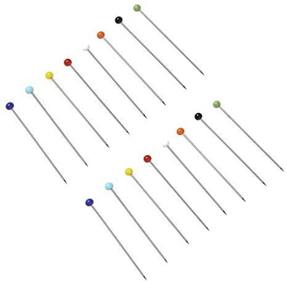 Artrylin Sewing Pins, 250 PCS Straight Pins 1.5 in Pearlized Ball Head Pins,  Sewing Pins for Fabric DIY Sewing Pins Crafts 