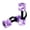 Purple, variant on Resistance Water Dumbbells Set of 2 for Pool Workouts, Floating Exercise Weights with Center Handle Loop for Training