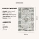 thumbnail image 2 of Tapete Decorativo Biscotti Lead 160 x 230 cm - Alfombra Grande Saffron Looms, 2 of 6