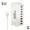Blanc, variante sur Chargeur de Bureau PD3.1 en Nitrure de Gallium 600W, Station de Charge Rapide USB Type-C Multifonction, Concentrateur de Livraison d'Alimentation 28V5A, Options de Prise Globales