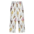 thumbnail image 2 of FORMRS Kids Pajama Pants with Pockets Size 6-8Y Boys Lounge Sleep Bottoms, Ice Cream Pattern, 2 of 8