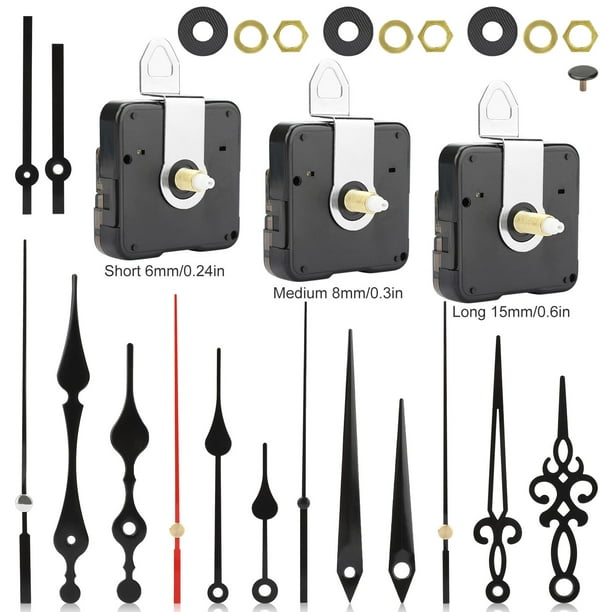 Clock Movement Mechanism High Torque Long Shaft with 5 Different Pairs