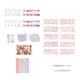 thumbnail image 2 of Kits de bricolaje para niños, juego de manualidades y manualidades, pequeño juguete de tarjeta adhesiva, lindo kit decorativo de tarjeta adhesiva Fiesta del té 267 piezas, 2 of 9