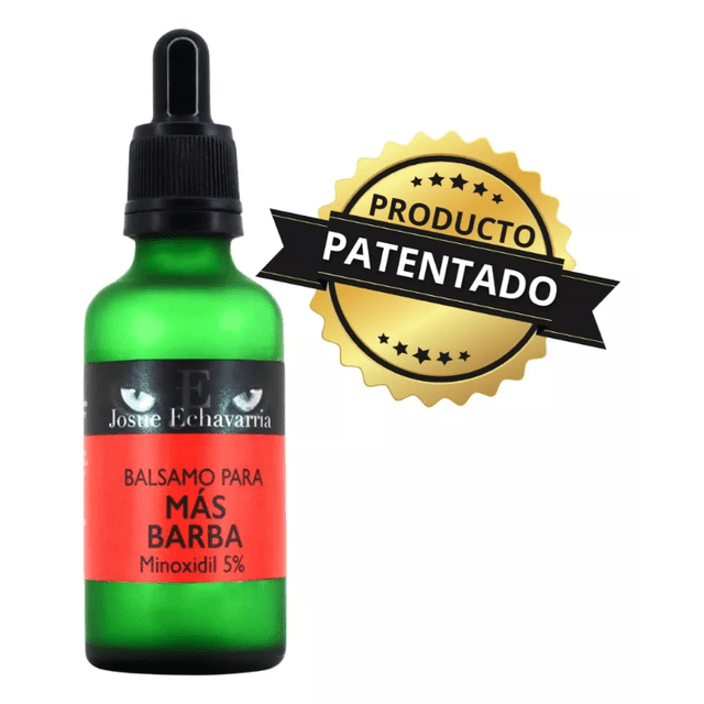 Tratamiento para Barba y Bigote Josue Echavarría Minoxidil 5% Josue Echavarria Natural