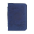 thumbnail image 2 of Bless The Lord Flying Compass Rose Navy Blue Large Faux Leather Bible Cover, 2 of 10