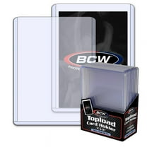 10 BCW 3.5mm Thick 3" x 4" Topload - 138 PT Jersey Memorabilia Holder