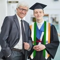 thumbnail image 4 of Class of 2024 India Flag Graduation Stoles Shawl Sash Scraf For Study Aboard International Students Graduation's Day, 4 of 6
