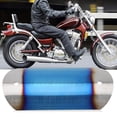 thumbnail image 3 of Protector de tubo de enlace de escudo térmico de tubo medio de escape de motocicleta Protector de talón(#2), 3 of 11